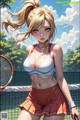 Hentai - Radiant Grace on the Tennis Court Set.1 20250131 Part 14