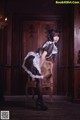 Coser @ 抱走 莫 子 aa - 黑丝 猫咪 小 女仆 (44 photos)